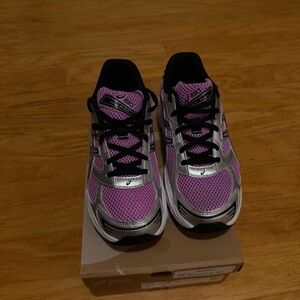 ASICS Women’s hyper lavender and Silver Running Sneakers